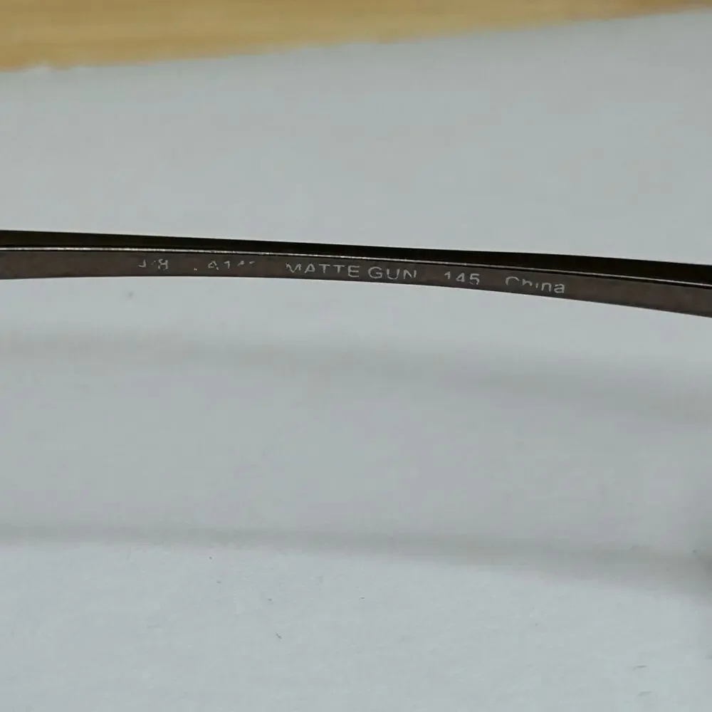 Joseph Abboud Eyeglasses Matte Gun Frames 145 Flex Hinges Women Full Rim